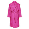 Personalised Kids Bathrobe Coral Fleece Cerise Pink - Snuggly