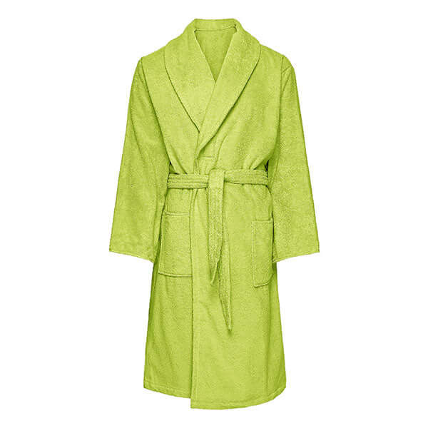 Personalised Gown Coral Fleece Lime - Snuggly