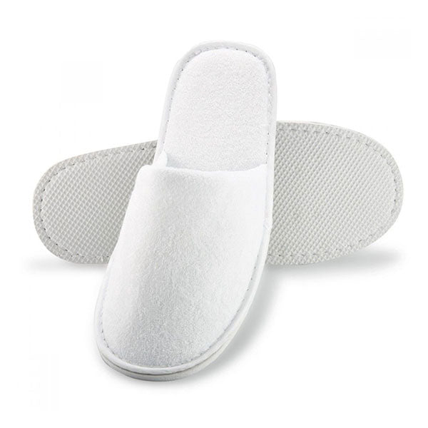 Coral Fleece Closed Toe Spa and Hotel Slippers - Snuggly