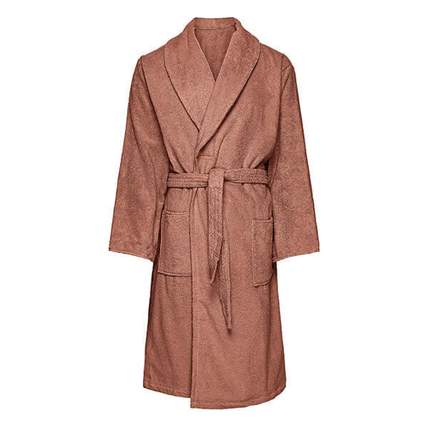 brown dressing gown women's Threadbare Women's Light Brown Fluffy Hooded Ladies' Dressing Gown main image 0